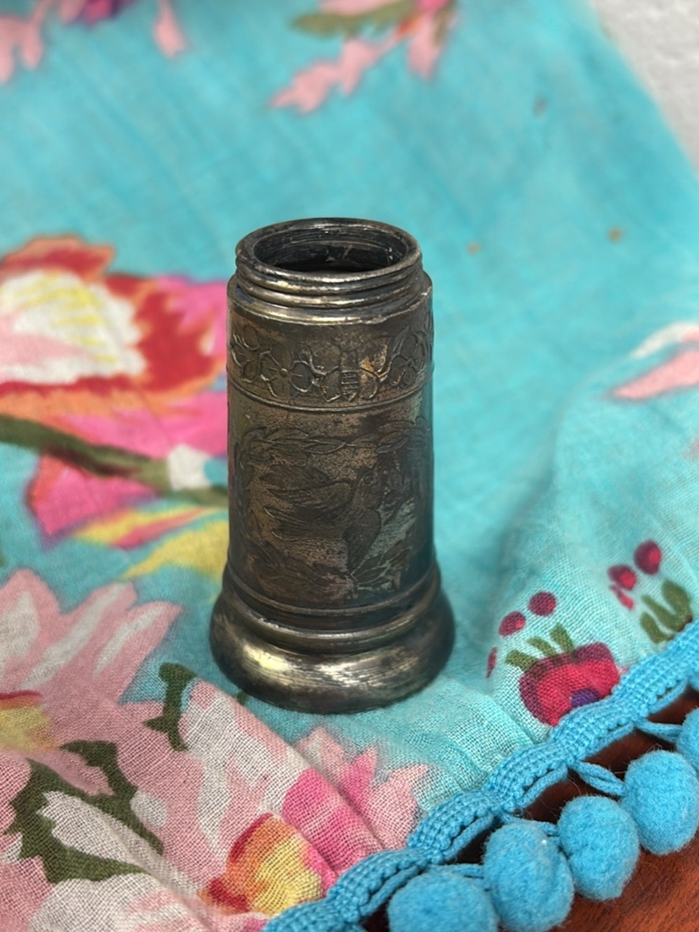 Vintage Etched Needle Holder